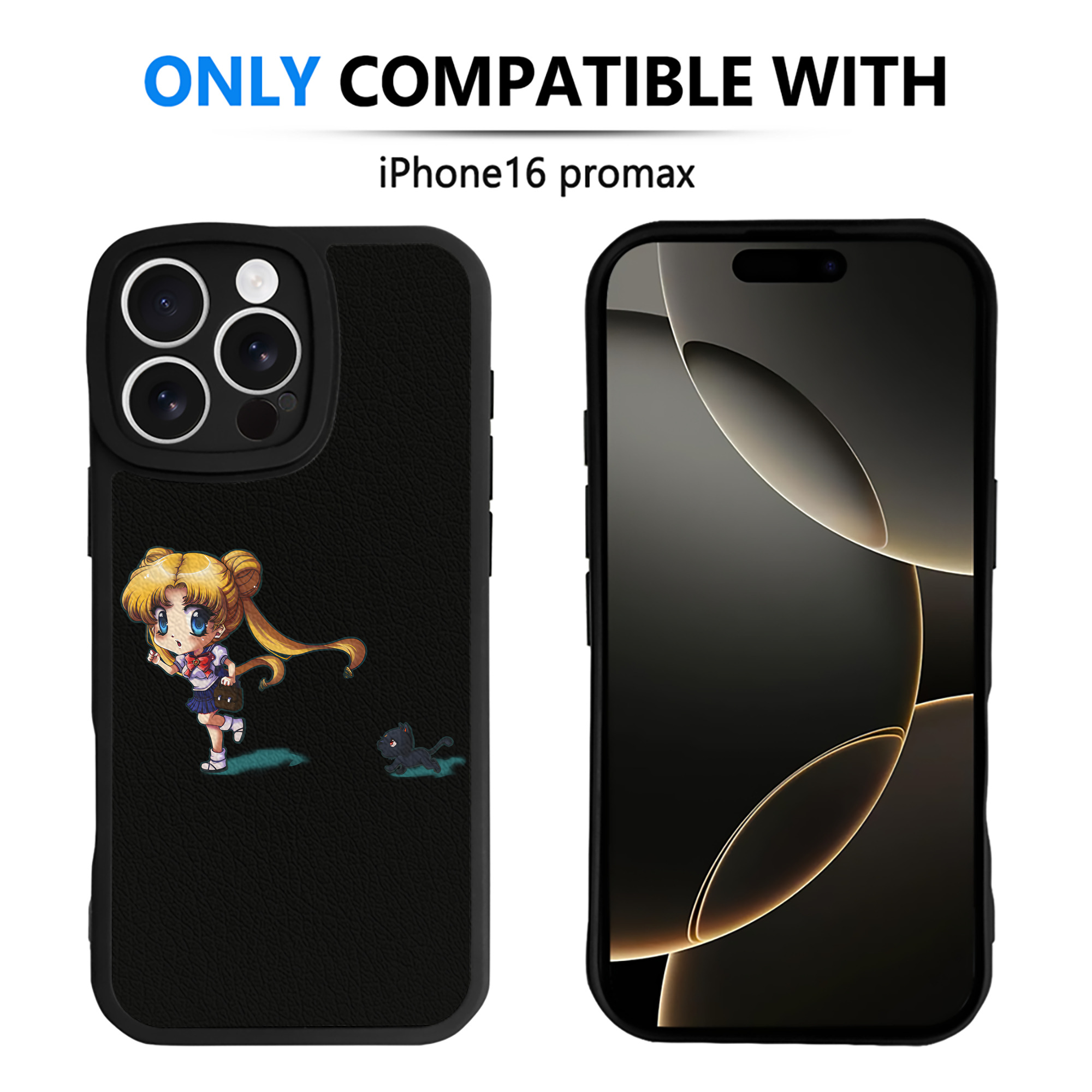 （画像用） 美少女戦士セーラームーン 愛野 美奈子 あいの みなこ Sailor Moon Aino Minako 【iPhone 16シリーズ対応】シリコンスマホケース（レザー調） 材質：シリコン